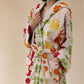 Pastoral Cotton Absorbent Hooded Bathrobe