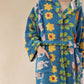 Pastoral Cotton Absorbent Hooded Bathrobe