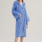 Pure Cotton Striped Hooded Cape Bathrobe