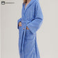 Pure Cotton Striped Hooded Cape Bathrobe