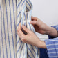 Pure Cotton Striped Hooded Cape Bathrobe