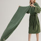 Pure Cotton Striped Hooded Cape Bathrobe