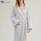 Pure Cotton Striped Hooded Cape Bathrobe