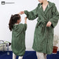 Pure Cotton Striped Hooded Cape Bathrobe