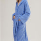 Pure Cotton Striped Hooded Cape Bathrobe