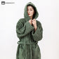 Pure Cotton Striped Hooded Cape Bathrobe