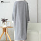 Soft Fleece Warm Zippered Long Nightgown