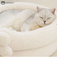 Finger Gesture Winter Warm Cat Bed