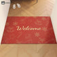 Christmas "Welcome" Anti-slip Cuttable Door Mat