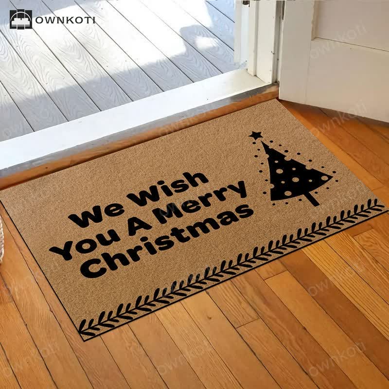 Christmas Motif Home Decor Anti-slip Rug