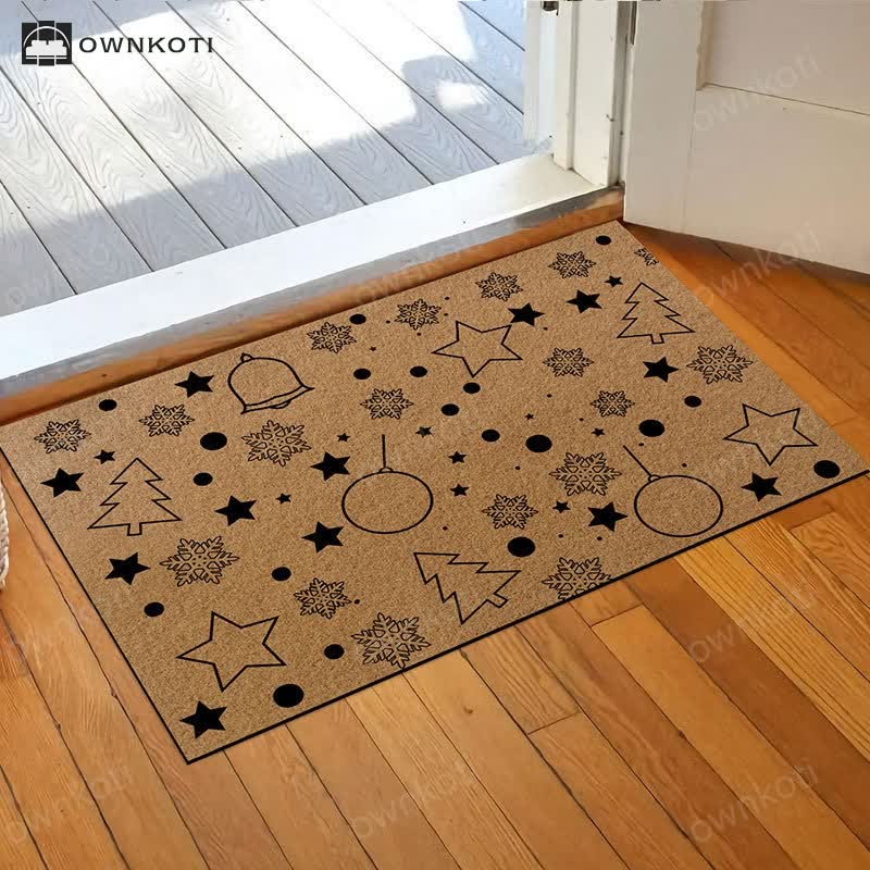 Christmas Motif Home Decor Anti-slip Rug