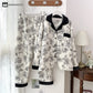 Plus Size Air Cotton Pastoral Pajama Set