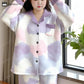 Plus Size Warm Cotton Nightwear Set