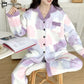 Plus Size Warm Cotton Nightwear Set