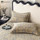 Retro Double Layer Cotton Gauze Quilted Coverlet