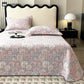 Cartoon Pig Cotton Gauze Quilted Coverlet