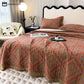 Yarn-dyed Jacquard Quilted Cotton Coverlet