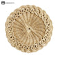 Round Shape Hand-woven Rattan Placemat