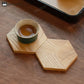 Hexagon Shape Wooden Placemat Coaster