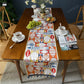 Fish Chenille Tassel Decorative Table Runner