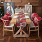 Jacquard Christmas Floral Table Runner