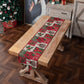 Jacquard Christmas Floral Table Runner