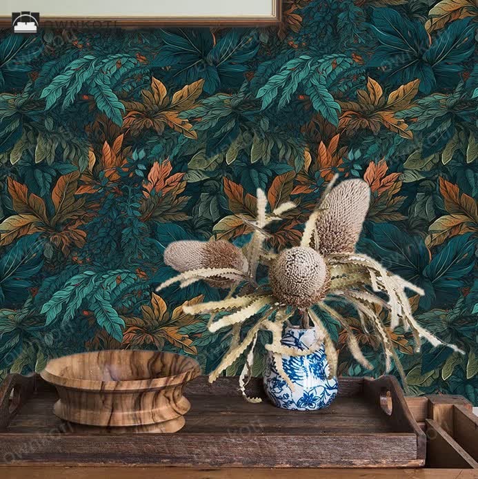 Tropical Plants Wear-resistant Wall Sticker