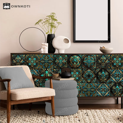 PVC Moroccan Style Wall Stickers (10PCS)