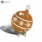 Christmas Motif Rusty Home Decor Ornament