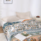  Retro Floral Cotton Gauze Comfy Blanket - image 3