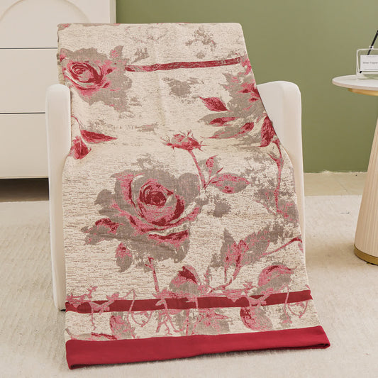 Cotton Gauze Rose Print Comfy Quilt - image 2