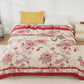 Cotton Gauze Rose Print Comfy Blanket - image 1