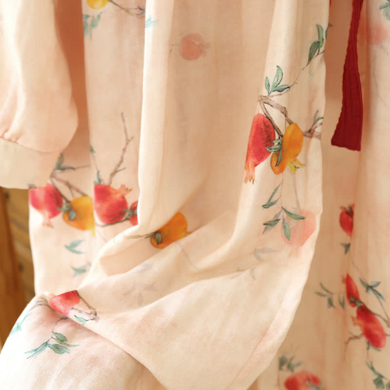 Ownkoti Rural Pomegranate Bamboo Fiber Nightdress - image 5