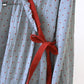 V-neck Cotton Polka Dots Nightdress