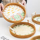 Rattan Woven Tray Snack Storage Basket