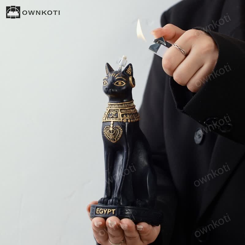 Egyptian Cat Home Decor Scented Candle