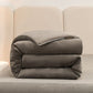 Solid Color Warm Duvet Cover Comforter Set - image 17