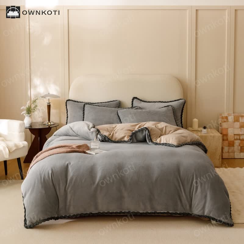 Warm Fleece Duvet Cover Comforter