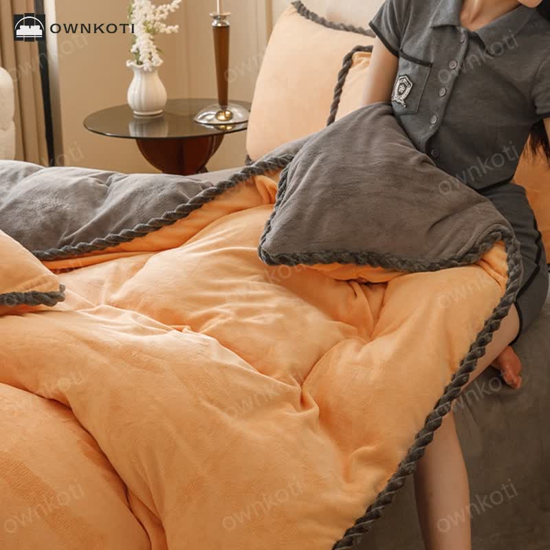 Warm Fleece Duvet Cover Comforter