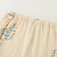 Cotton Kimono Long Sleeve Floral Pajama Set