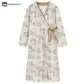 Floral Soft Long Sleeve Casual Nightgown