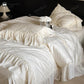 French Country Cotton Satin Bedding Set (4PCS)