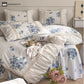 Cotton Duvet Cover Bed Skirt Bedding Set (4PCS)