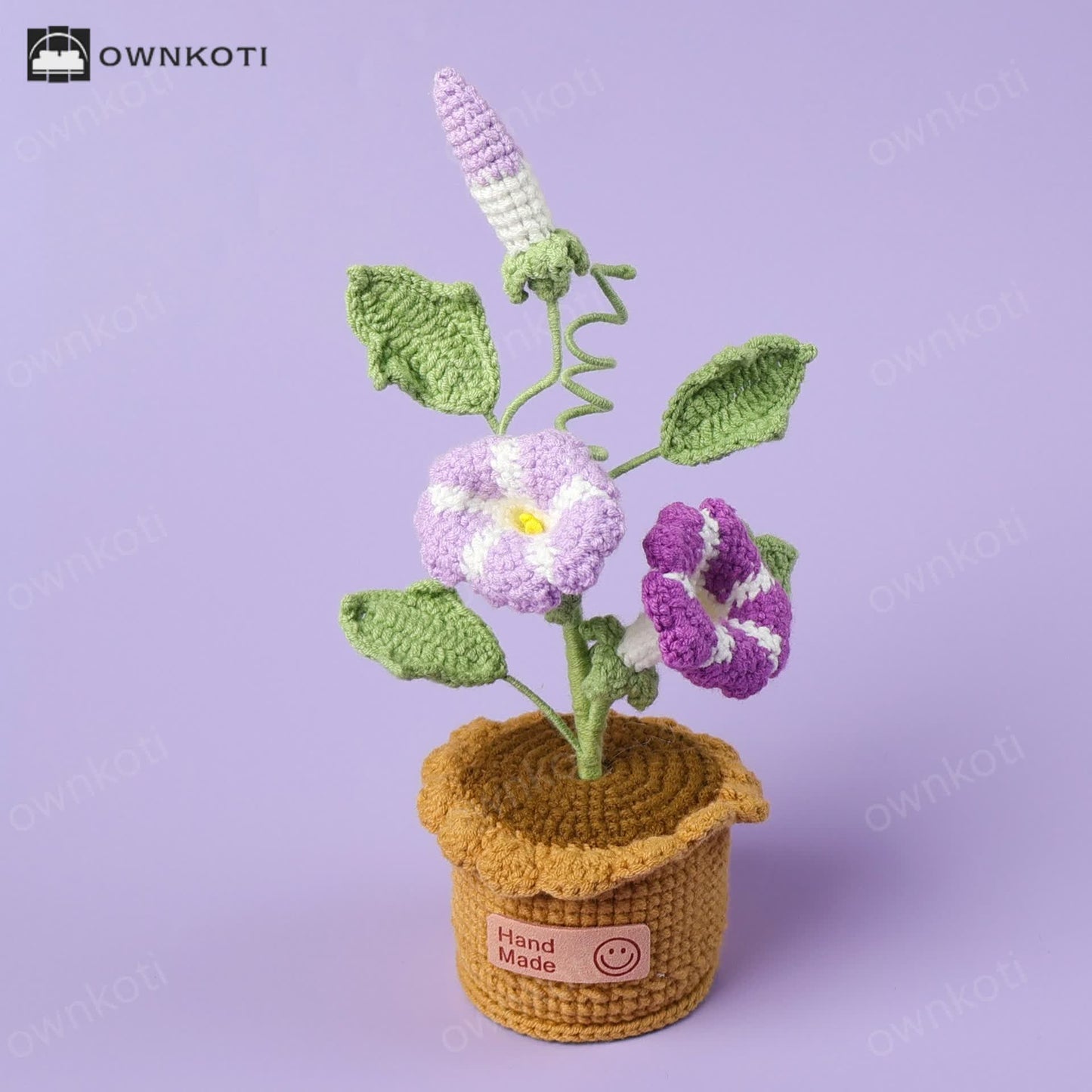 Morning Glory Potted Woven Ornament