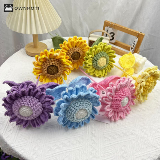 Farmhouse Woven Sunflower Bouquet Ornament