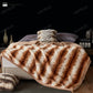 Luxurious Double Layer Faux Fur Throw Blanket