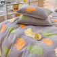 Cotton Ginkgo Leaf Duvet Cover Bedding Set(4PCS)