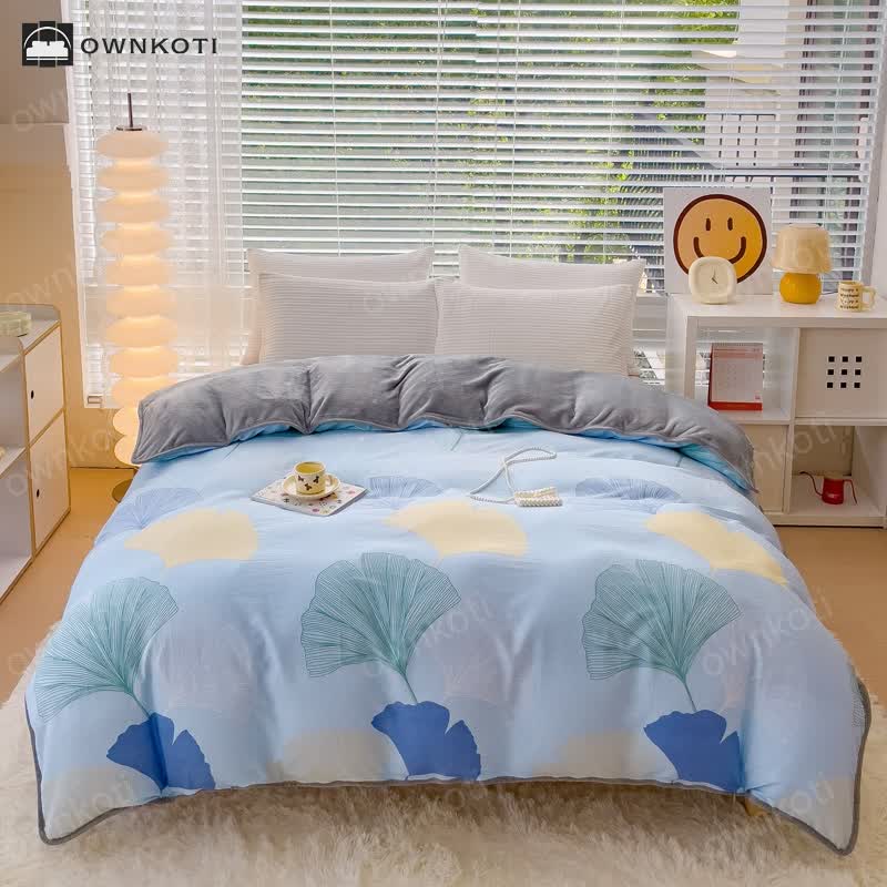 Refresh Ginkgo Leaf Soft Bedding Set(4PCS)