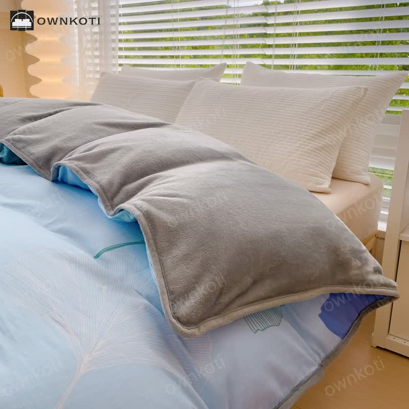 Refresh Ginkgo Leaf Soft Bedding Set(4PCS)