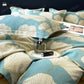 Brushed Cotton Ginkgo Leaf Flat Sheet Bedding Set(4PCS)